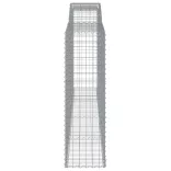 25 db íves horganyzott vas gabion kosár 400x50x160/180 cm
