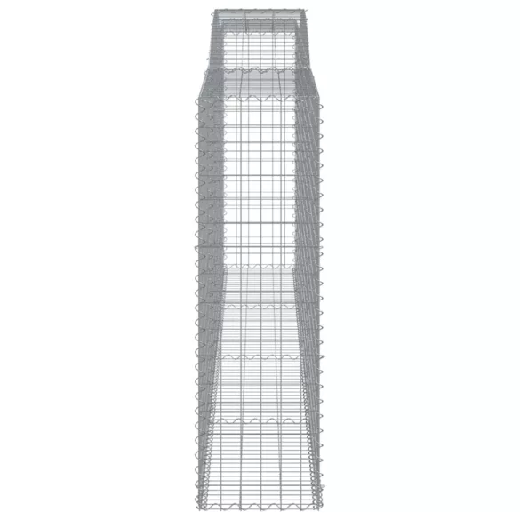 25 db íves horganyzott vas gabion kosár 400x50x160/180 cm