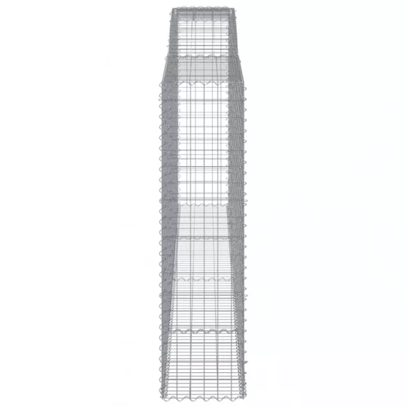 5 db íves horganyzott vas gabion kosár 400x50x180/200 cm