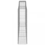9 db íves horganyzott vas gabion kosár 400x50x180/200 cm