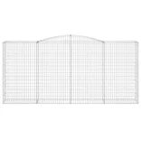 10 db íves horganyzott vas gabion kosár 400x50x180/200 cm