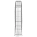 10 db íves horganyzott vas gabion kosár 400x50x180/200 cm