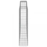 6 db íves horganyzott vas gabion kosár 400x50x200/220 cm