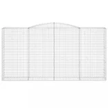 10 db íves horganyzott vas gabion kosár 400x50x200/220 cm
