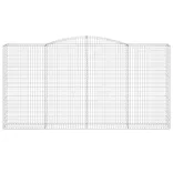 15 db íves horganyzott vas gabion kosár 400x50x200/220 cm