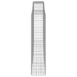 15 db íves horganyzott vas gabion kosár 400x50x200/220 cm