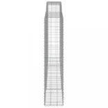 4 db íves horganyzott vas gabion kosár 400x50x220/240 cm
