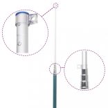 holland alumínium zászló és rúd 5,5 m