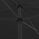 fekete strandnapernyő 200 x 125 cm