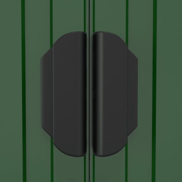 zöld horganyzott acél kerti fészer 192 x 191 x 223 cm