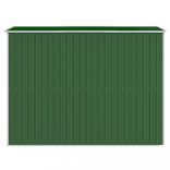 zöld horganyzott acél kerti fészer 192x274x223 cm