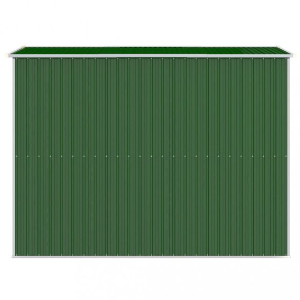 zöld horganyzott acél kerti fészer 192x274x223 cm