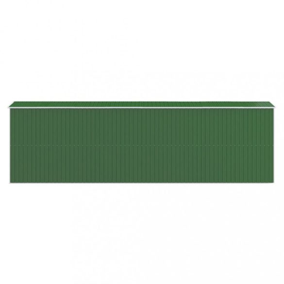 zöld horganyzott acél kerti fészer 192x606x223 cm