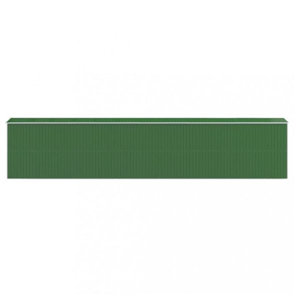 zöld horganyzott acél kerti fészer 192x938x223 cm