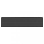 antracitszürke horganyzott acél kerti fészer 192 x 938 x 223 cm