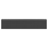 antracitszürke horganyzott acél kerti fészer 192x1021x223 cm