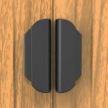 világosbarna horganyzott acél kerti fészer 192x855x223 cm