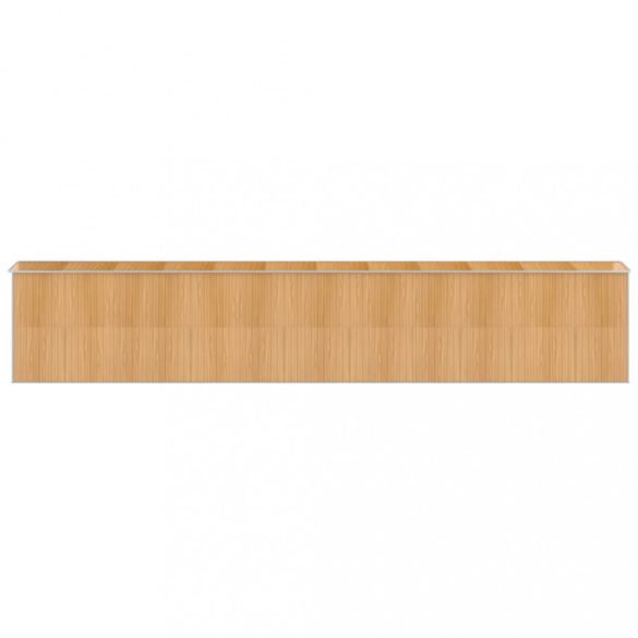 világosbarna horganyzott acél kerti fészer 192x1021x223 cm