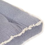 antracitszürke raklapkanapé-párna 120 x 80 x 10 cm