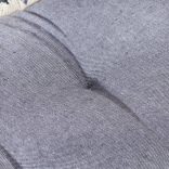 antracitszürke raklapkanapé-párna 120 x 80 x 10 cm