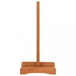 narancssárga tömör fenyőfa rácsos kerti kerítés 120 x 60 cm