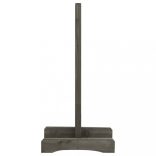 szürke tömör fenyőfa rácsos kerti kerítés 120 x 60 cm