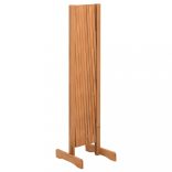 narancssárga tömör fenyőfa rácsos kerti kerítés 180 x 100 cm