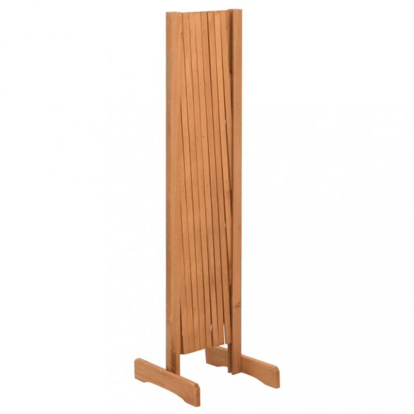 narancssárga tömör fenyőfa rácsos kerti kerítés 180 x 100 cm