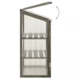 fenyőfa melegház 60 x 45 x 100 cm