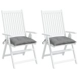 2 db szürke oxford szövet székpárna 40 x 40 x 7 cm