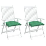 2 db zöld oxford szövet székpárna 40 x 40 x 7 cm