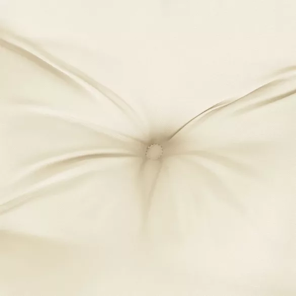 krémfehér oxford szövet kerti padpárna 200 x 50 x 7 cm