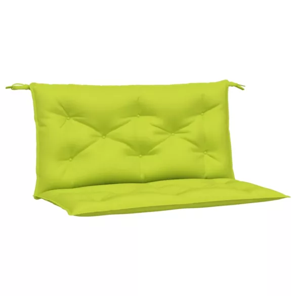 élénkzöld oxford szövet kerti pad párna 100 x (50+50) x 7 cm