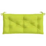 élénkzöld oxford szövet kerti pad párna 100 x (50+50) x 7 cm