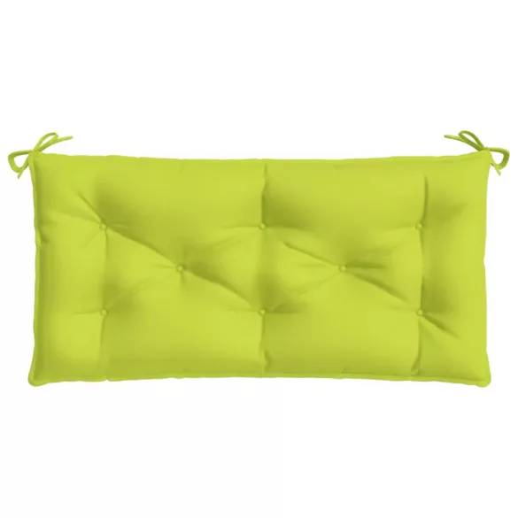 élénkzöld oxford szövet kerti pad párna 100 x (50+50) x 7 cm
