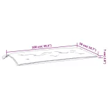 élénkzöld oxford szövet kerti pad párna 100 x (50+50) x 7 cm