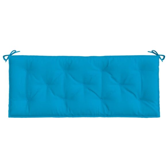 világoskék oxford szövet kerti padpárna 120 x (50+50) x 7 cm