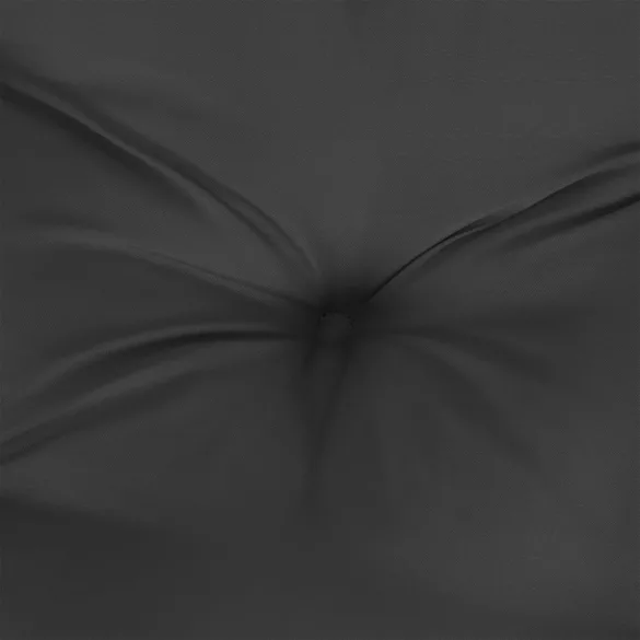 fekete oxford szövet kerti padpárna 120 x (50+50) x 7 cm