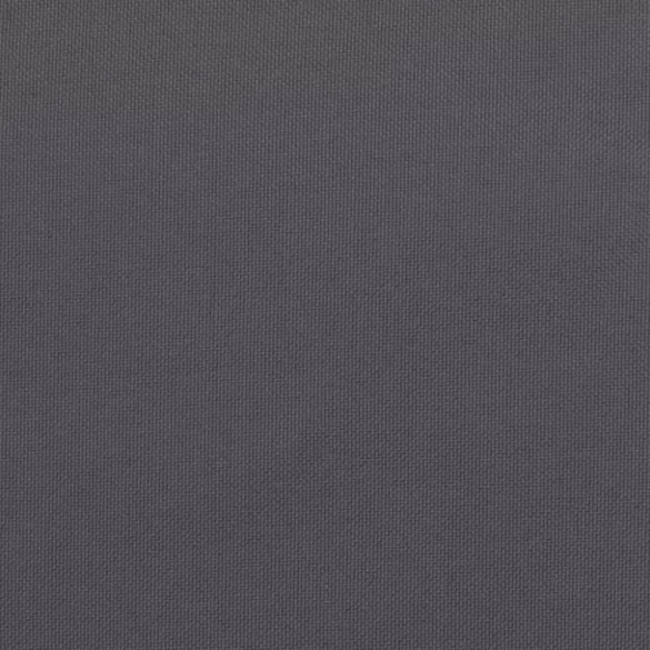 antracitszürke oxford szövet kerti padpárna 200x(50+50)x7 cm