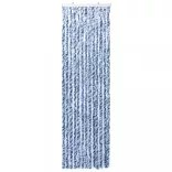 kék és fehér zsenília rovarfüggöny 56 x 200 cm