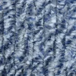 kék és fehér zsenília rovarfüggöny 56 x 200 cm