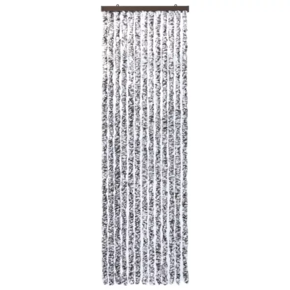 barna és bézs zsenília rovarfüggöny 56 x 200 cm