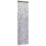 barna és bézs zsenília rovarfüggöny 56 x 200 cm