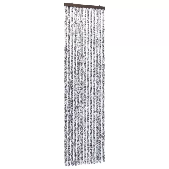 barna és bézs zsenília rovarfüggöny 56 x 200 cm