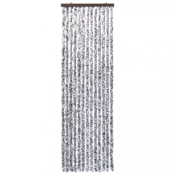 barna és bézs zsenília rovarfüggöny 90 x 200 cm