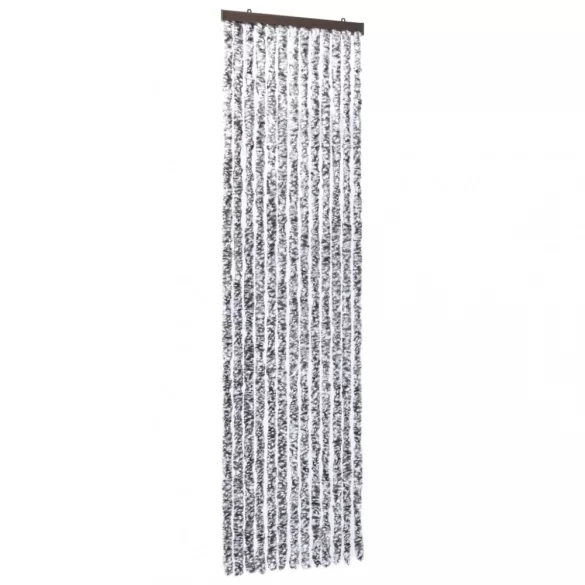 barna és bézs zsenília rovarfüggöny 90 x 200 cm