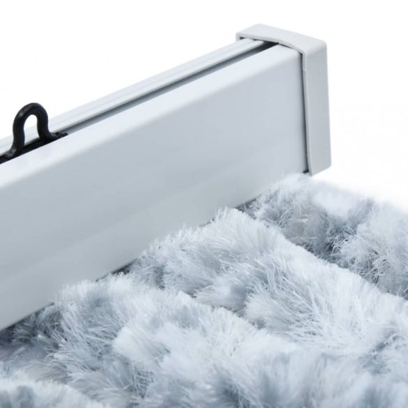 fehér és szürke zsenília rovarfüggöny 56 x 200 cm