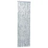 fehér és szürke zsenília rovarfüggöny 90 x 200 cm