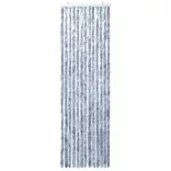 ezüstszínű zsenília rovarfüggöny 56 x 200 cm