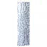 ezüstszínű zsenília rovarfüggöny 56 x 200 cm